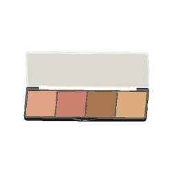 4 holes Highlighter/Blusher/Eyeshadow 5015A