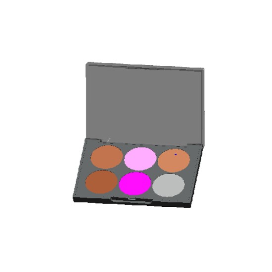 6 holes Eyeshadow 9349C